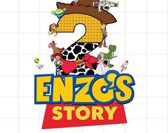 Custom Toy Story 2rd Birthday Png , Toy Story Birthday Party Digital Download, Toy Story Of The Birthday Boy, Toy Story Matching Png