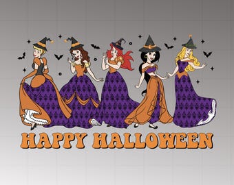 Halloween Princess Png, Spooky Vibes Png, Trick Or Treat Png, Princess Witch Png, Holiday Season Png, Trendy Halloween Png