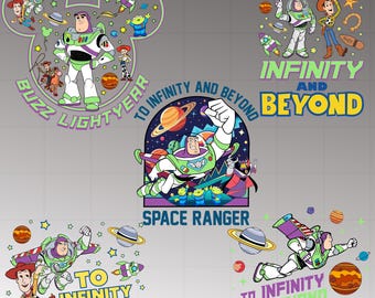Urodziny Infinity And Beyond PNG, Urodziny chłopca Toy Story PNG, Urodziny Toy Story Disneyland PNG, Cyfrowe pobieranie do Infinity And Beyond