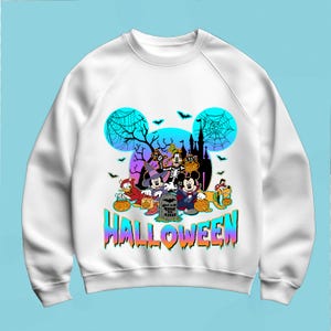 Mickey und Freunde Halloween PNG, Halloween Familie Matching Png, Mickey ist nicht so beängstigend Halloween Party, digitaler Download