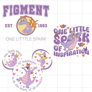Figment Inspired PNG Bundle, One Little Spark Png, Journey to Imagination Png, Digital Download, Instant Download