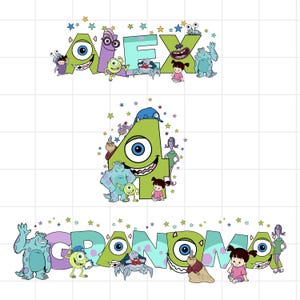 Monster Inc Grandma - Etsy