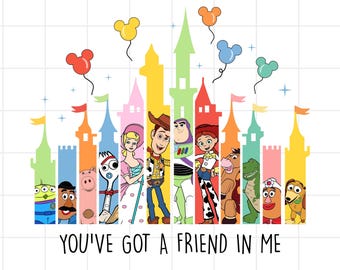 Vous avez un ami en moi PNG, collage Toy Story | Pack d'éléments de caractère, Woody Buzz Art, imprimable dans les studios d'Hollywood