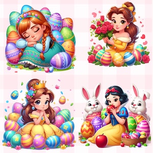 Princess Easter Vibes Png, Funny Easter Png, Easter Kids Shirt Png, high definition, Easter Peeps, Easter Day, Anna Easter, Belle Png
