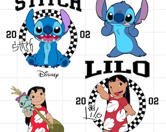 Lilo and Stitch Checkered Png, Stitch PNG, Stitch PNG, Stitch Clipart, Stitch Bundle, Stitch , Instant Download, Lilo Stitch Png, Lilo Png