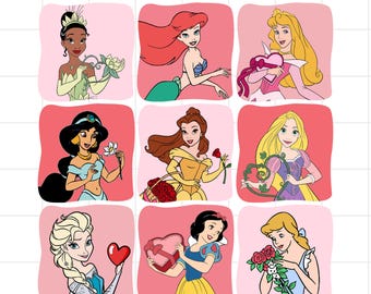 Princess Be Mine Png, Happy Valentine's Day, Valentine Day Png, Cupid Lover Png, Love XOXO Couple Png, Heart Png, Magical Heart Valentines