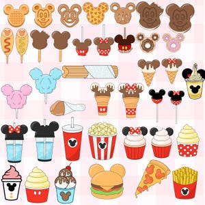 Snacks Vacation PNG, Mouse Snacks PNG, Snack goal Png, Drinks And Foods Png, Magical Kingdom Png, Family Vacation Png, Family Trip Png