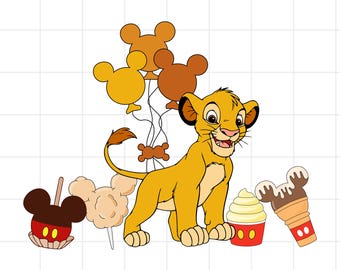 Lion King Simba Png Digital Download, Png, T shirt Sublimation, Cricut cut file Png