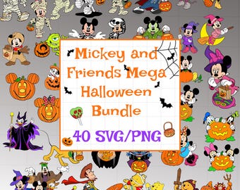 Fichiers coupés Mickey et ses amis PNG SVG pour Cricut - Silhouette Mickey, Minnie, Dingo, Donald, Daisy, Pluto en couches, téléchargement numérique