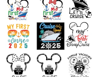Ensemble croisière PNG, j'adore quand nous naviguons ensemble, bateau de croisière PNG, chemises de vacances assorties Png, croisière familiale Png, équipage de croisière Png