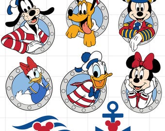 Mouse and Friends PNG, Cruise Vacation PNG, Cruise Family Png, Magical Kingdom Png, Vacay Mode, Family Vacation, Family Trip Png Files