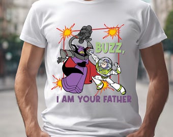 Toy Family Png, Buzz I am Your Father Png, Toy Friend Png, Father and Son Png, Fathers Day Png, Family Vacation Png, Vacay Mode Png