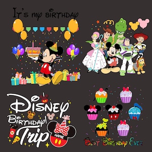 Birthday Squad Bundle Png, Happy Birthday Png, Family Vacation Png, Vacay Mode, Magical Kingdom Png, Birthday Boy Png, Birthday Girl Png