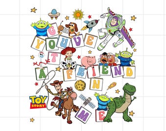 You've Got A Friend In Me Png Bundle, Friendship Png, Vacay Mode Png, Birthday Family Png, Magical Kingdom Png, Family Trip Png