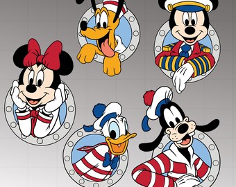 Disney Mickey And Friends Cruise Line Custom Png, Disney Cruise Png, Disney Family Trip Png, Cruise Birthday Png, Cruise Squad Png