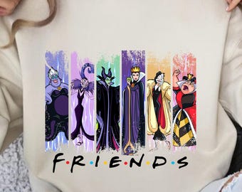 Villains Friends, Bad Witches Club Png, Villains Character Png, Retro Halloween Witch Png, Halloween Villains Wicked Png, Instant Download