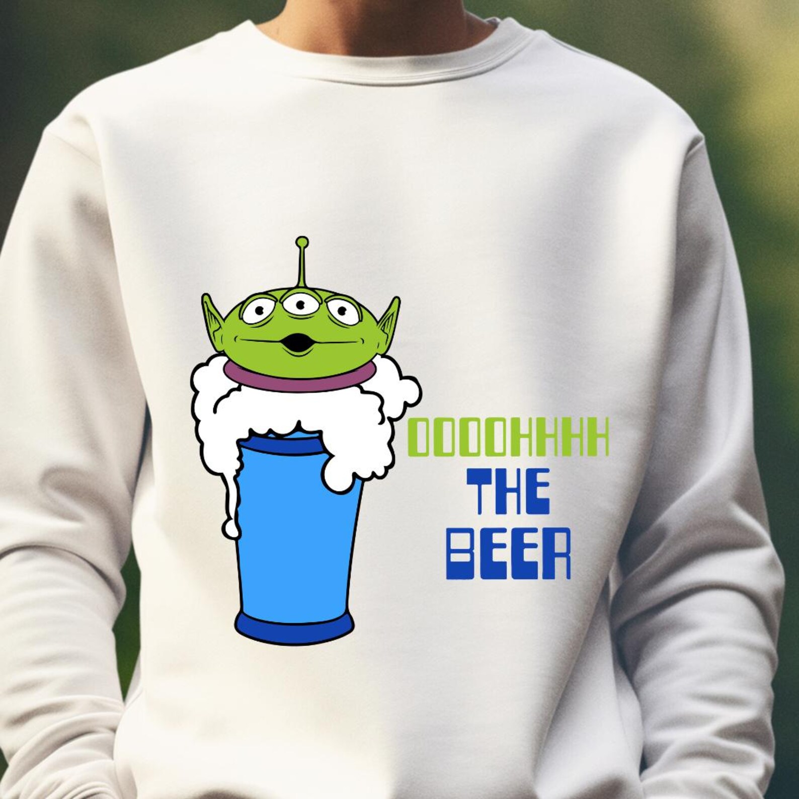 Alien SVG for Cricut and Silhouette Cutting Machines, Alien Beer Image ...