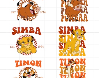 The Lion King PNG Clipart  Bundle, The Lion King PNG Clipart for Sublimation, The Lion King Clip Arts Collection, The Lion King PNG Bundle