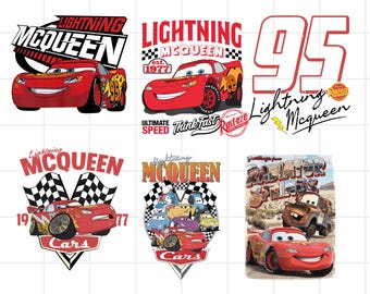Autos Png, Lightning McQueen Png, Denke schnell Autos Png, Png Autos Sublimationsdesign, Nur Png, digitale Datei, sofortiger Download