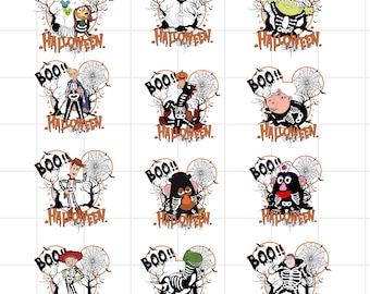 Toy Story Halloween PNG, Halloween Ghost Png, Spooky Vibes Png, Trick Or Treat Png, Fall Png Design, Halloween Shirt Png, Toy Story Boo Png