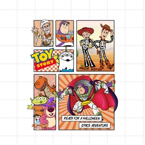Halloween Toy Story Png, Halloween Png, Cartoon Halloween Png, Ready For Halloween Png, Trick Or Treat Png, Spooky Vibes Png