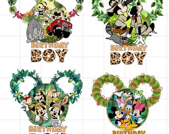 Mouse Birthday Boy Png Bundle, Family Birthday Boy Png, Magical Kingdom Png, Family Vacation Png, Birthday Sublimation Shirt