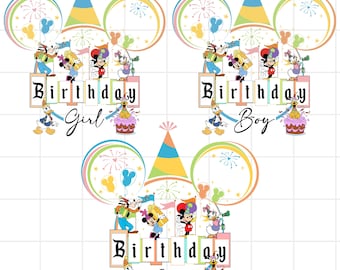 Custom  Birthday Squad Png, Happy Birthday Png, Family Vacation Png, Vacay Mode, Magical Kingdom Png, Birthday Boy Png, Birthday Girl Png