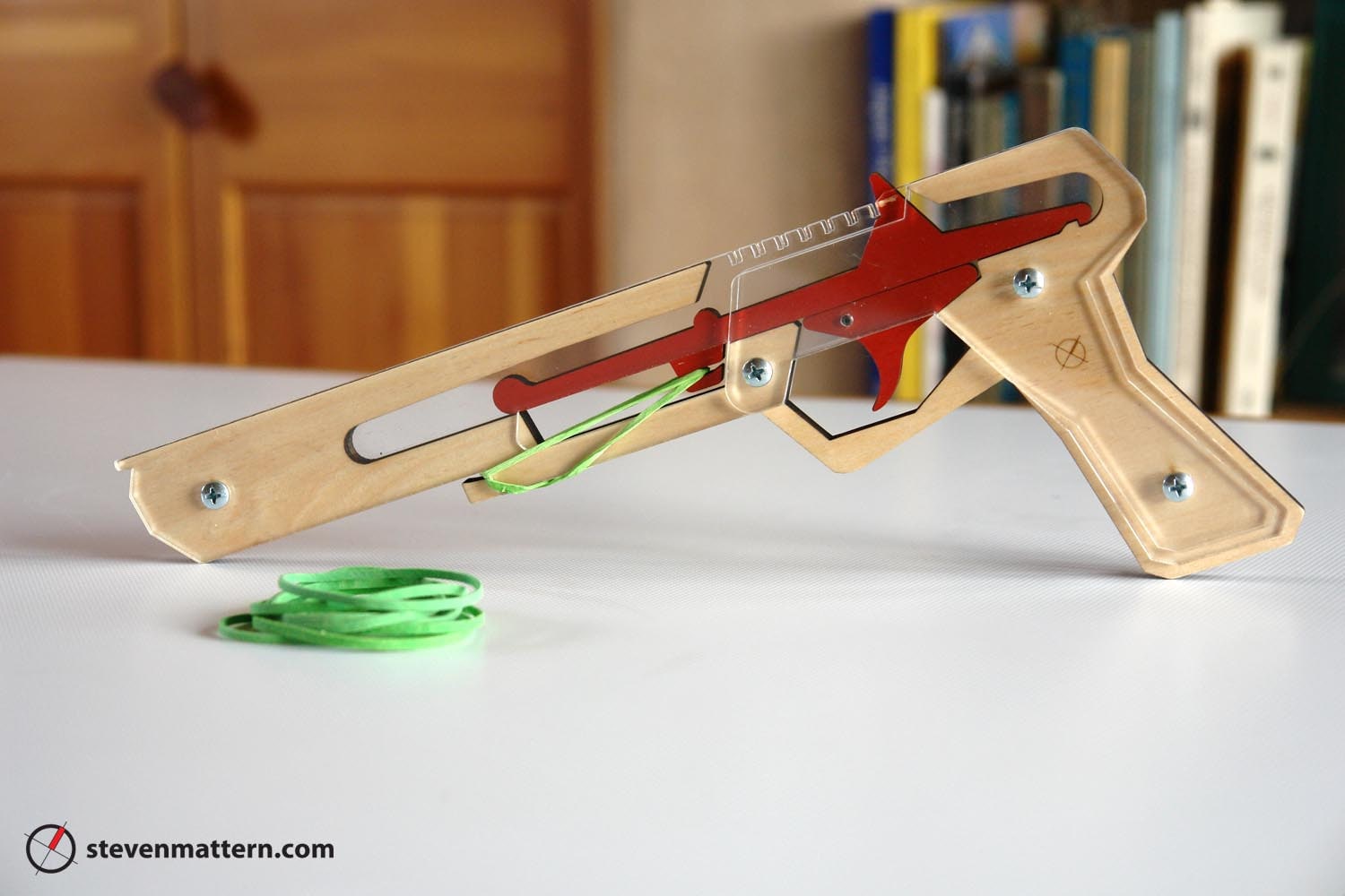 Rubber Band Gun Kit 7 Shot Repeater Etsy