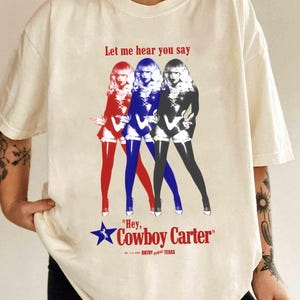 Cowboy Country Music Tour T-Shirt | Retro Western Graphic Tee | Beyonceee Pop Star Inspired Shirt Style Tour Merch | Cowgirl Aesthetic Tee