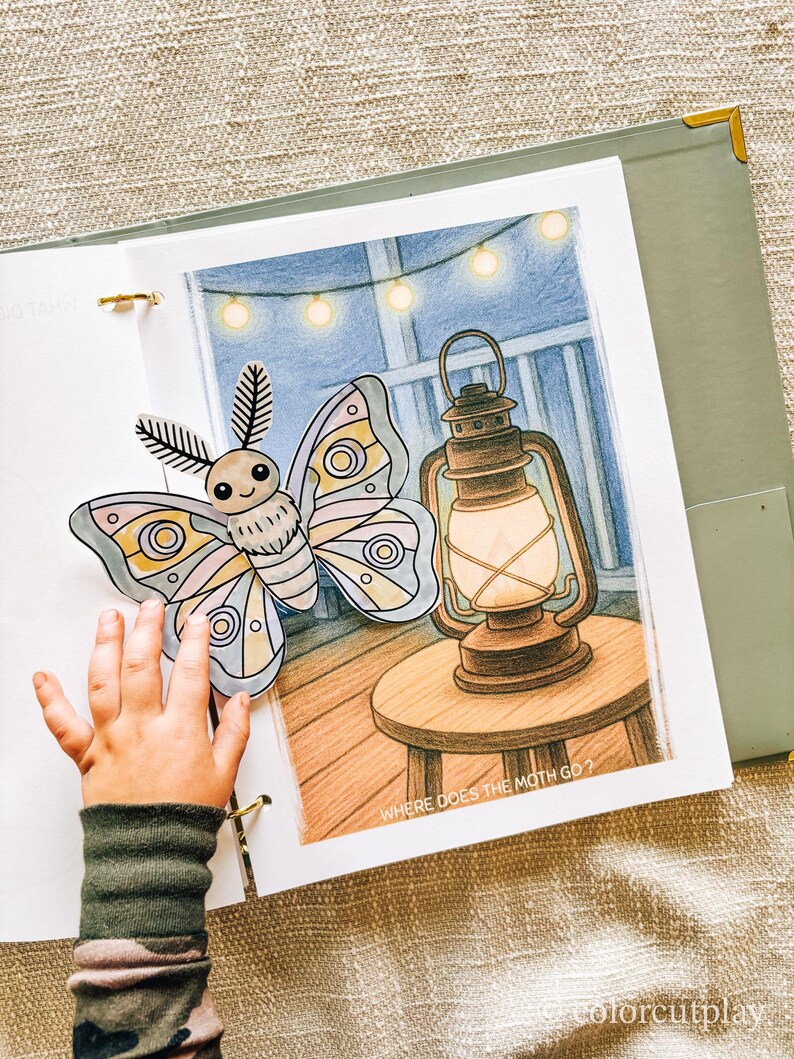 Nature Crafts Busy Book for Kids – Printable Nature Activities, Cut and ...