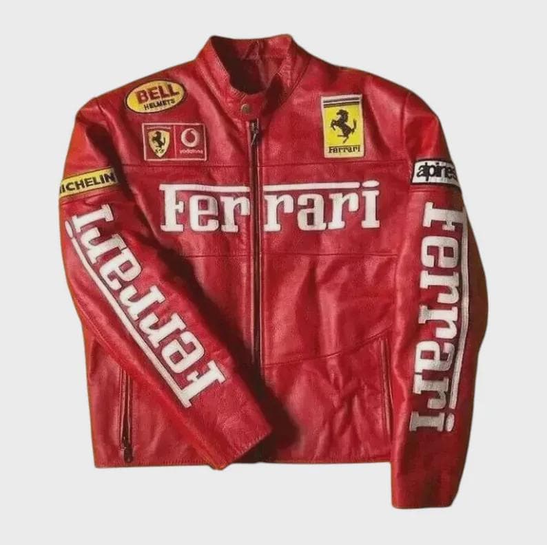 Leather ferrari jacket - Etsy 日本