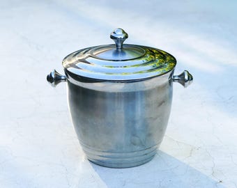 Lenox Toskana Klassiker Edelstahl Eiskübel Doppelwandig Isolierte Eiskübel mit Deckel Barware Cocktailbar Warenkorb Dekor