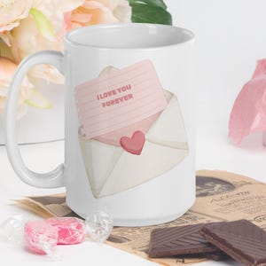 A Melhor Mãe – Caneca Brilhante "Eu Te Amo Para Sempre"