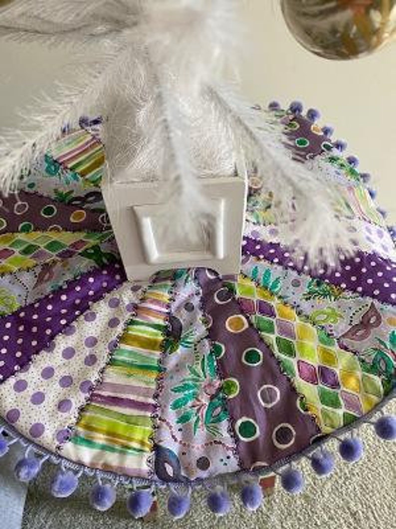 mardi gras tree skirt near me