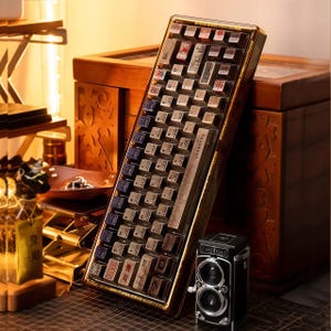 Coffret cadeau original de 147 touches, thème rétro de la vieille ville de Shanghai, matériau PBT - Artisan | Porte-clés personnalisés|Cadeau pour mari|Capuchon de touche OME