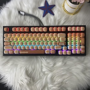 Cute Bread Keycap Set, 138-key MOG Profile, Sublimation PBT - Etsy