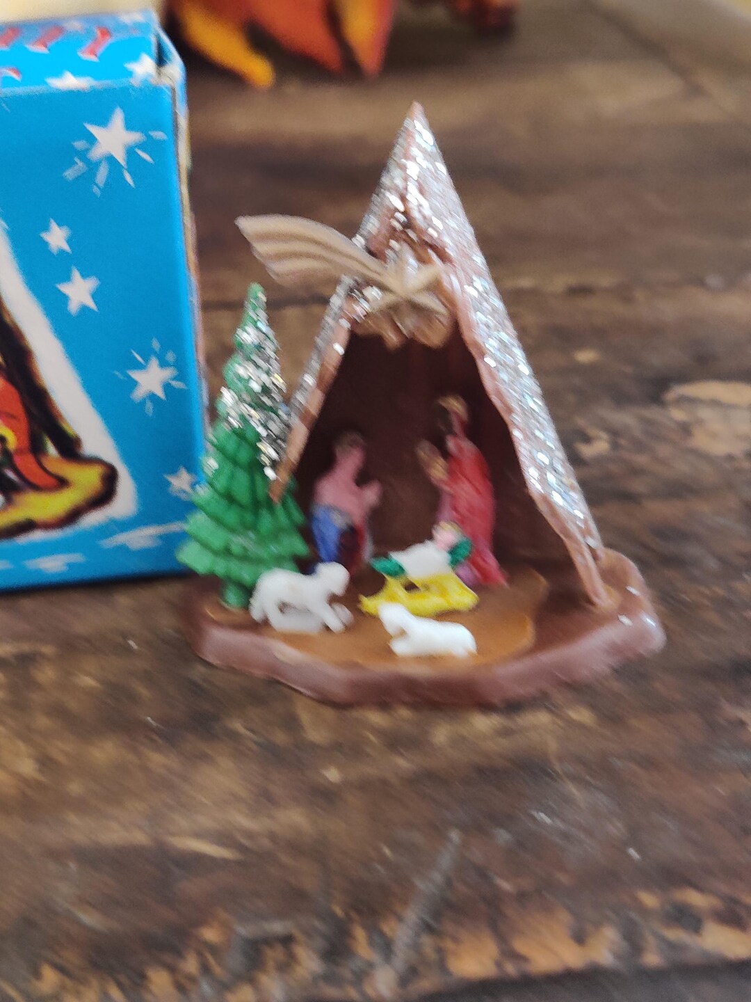 11 Pc Miniature Nativity Set in Gift Box