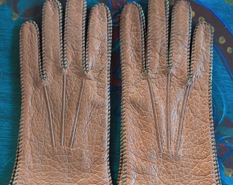Vintage Meyers Cadet Size 8.5 Well Made Pigskin Leather Gloves Size Medium Large