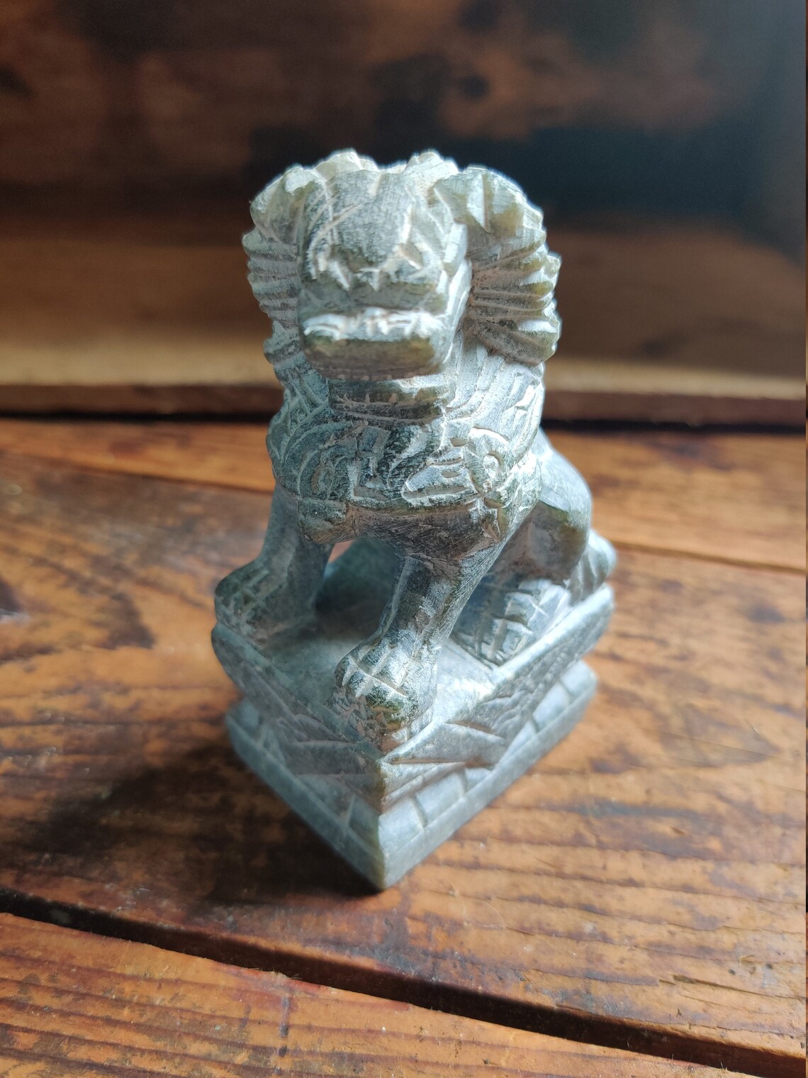 jade foo dog statues