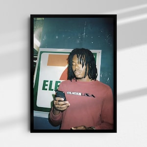 Lucki Poster - Lucki Wandkunst - Rapper Poster - Album Cover Poster - Rap Künstler Poster - Lucki Decor
