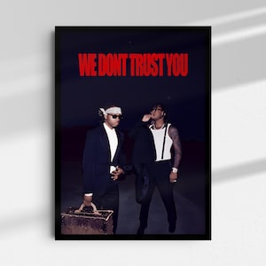 Metro Boomin Poster - We Dont Trust You Poster - Album Cover Poster - Metro Boomin Wandkunst - Rapper Poster - Metro Boomin Geschenk