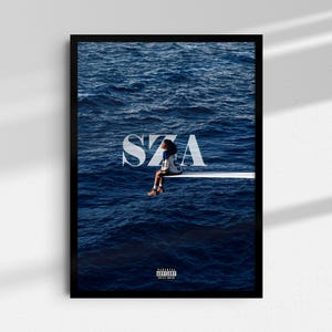 Sza Poster - Sos Poster - Sza Wandkunst - Sos Album Poster - Album Cover Poster - Sza Geschenk