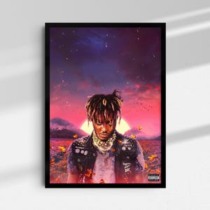 Juice Wrld Poster - Legends Never Die Poster - Juice Wrld Album - Rapper Poster - Album Cover Poster - Juice Wrld Wandkunst