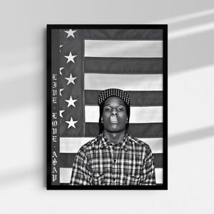 Asap Rocky Poster - Live Love Asap Poster - Album Cover Poster - Rapper Poster - Asap Rocky Geschenk