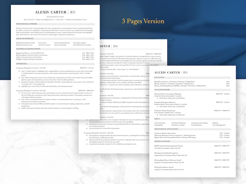 Nurse ATS friendly resume for Word & Google Docs, travel nurse cv, DNP resume template, remote nurse resume templates | professional resume design RN ats resume, CNA resume CV clean ATS optimized resume template.
nursing school graduate and travel nurse resume template.