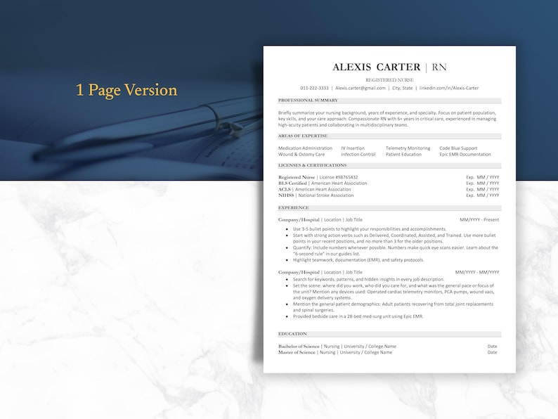 Nurse ATS friendly resume for Word & Google Docs, travel nurse cv, DNP resume template, remote nurse resume templates | professional resume design RN ats resume, CNA resume CV clean ATS optimized resume template.
nursing school graduate and travel nurse resume template.