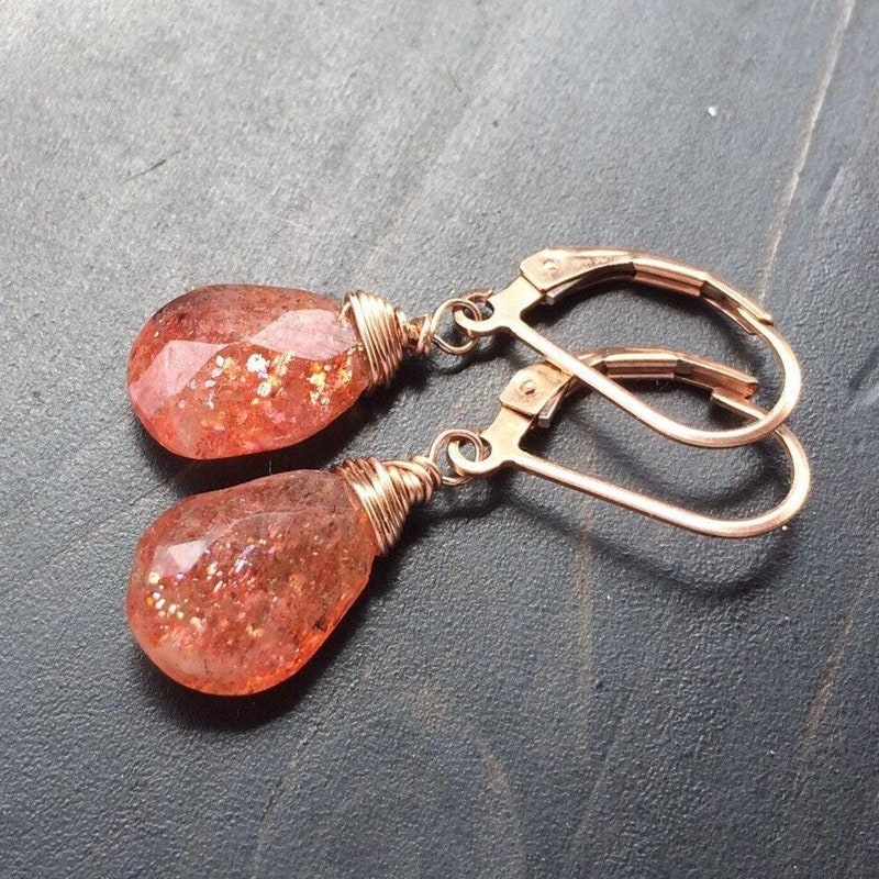Sunstone Lace Earrings