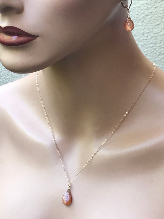 Sun on sale stone necklace