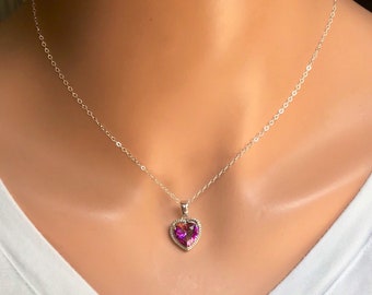 Collana d'argento 925 con topazio azzurro, brasiliano, 2,559 carati