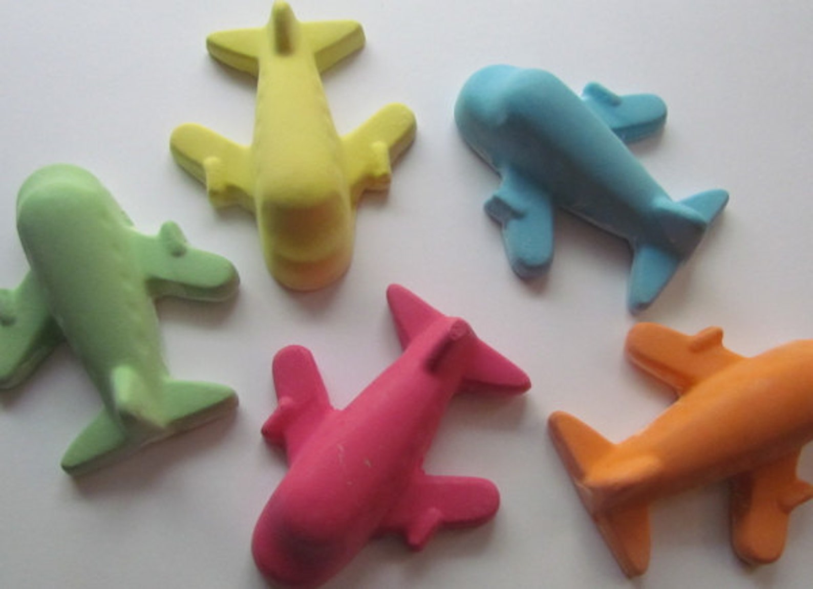 Airplane Sidewalk Chalk Set of Five Etsy